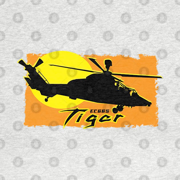 Aerobus Tiger attack helicopter  #2 by Illustratorator